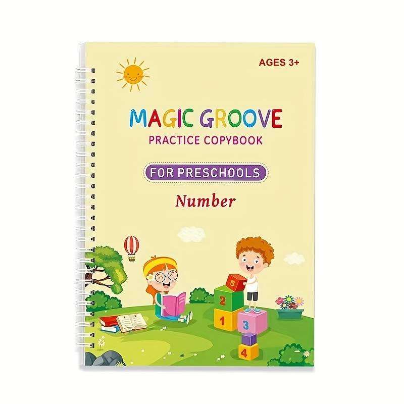 Number Magic Groove Calligraphy Copybook