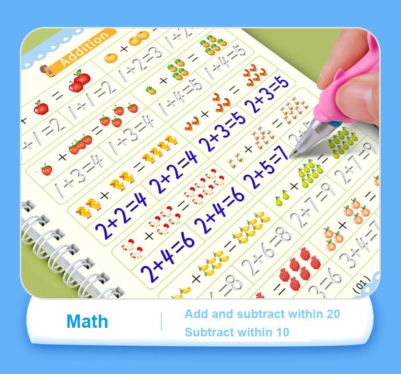 Math Magic Groove Calligraphy Copybook