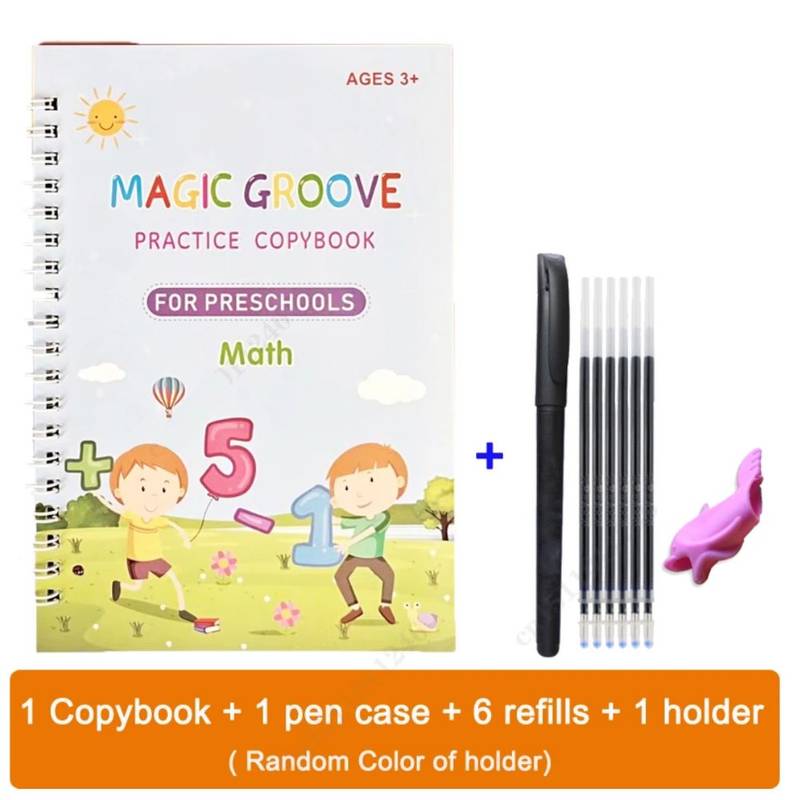 Math Magic Groove Calligraphy Copybook